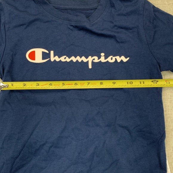 Champion Boys Classic Script Short Sleeve Tee and "C" Mesh Short set size 7 - Picture 6 of 11